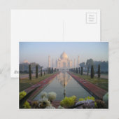 Taj Mahal Postkarte (Vorne/Hinten)