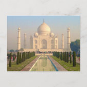 Taj Mahal Postkarte (Vorderseite)