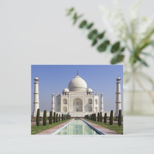 Taj Mahal Postkarte (Stehend Vorderseite)