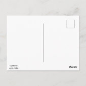 Taj Mahal Postkarte (Rückseite)