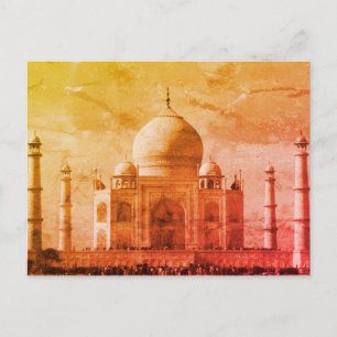 Taj Mahal Postkarte