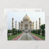Taj Mahal Postkarte (Vorne/Hinten)