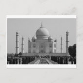 Taj Mahal Postkarte (Vorderseite)