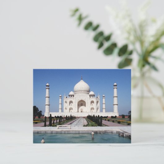 Taj Mahal Postkarte (Stehend Vorderseite)