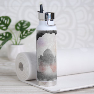 Taj Mahal Postkarte Vintage Reise Trinkflasche