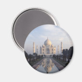 Taj Mahal Reflection in Agra, Uttar Pradesh, Indie Magnet (Vorderseite/Rückseite)