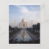Taj Mahal Reflection in Agra, Uttar Pradesh, Indie Postkarte (Vorderseite)