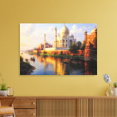 Taj Mahal Reflection Leinwanddruck (Insitu (Wohnzimmer))