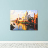 Taj Mahal Reflection Leinwanddruck (Insitu (Holzboden))