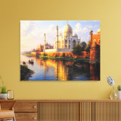 Taj Mahal Reflection Leinwanddruck (Insitu (Wohnzimmer))