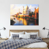 Taj Mahal Reflection Leinwanddruck (Insitu (Schlafzimmer))