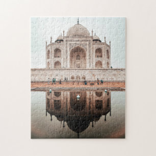 Taj Mahal Reflexion Indien Architektur Puzzle