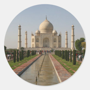 Taj Mahal Runder Aufkleber
