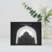 taj mahal shadow postkarte (Stehend Vorderseite)
