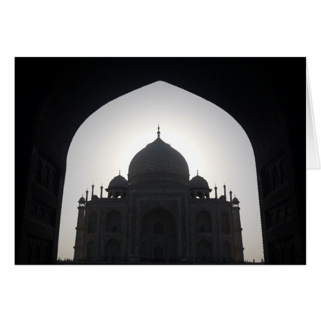taj mahal Silhouette (Vorderseite (Horizontal))
