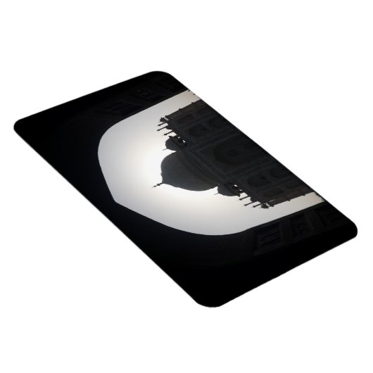 taj mahal Silhouette Magnet (Rechte Seite)