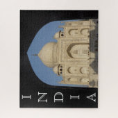 taj mahal Silhouette Puzzle (Vertikal)