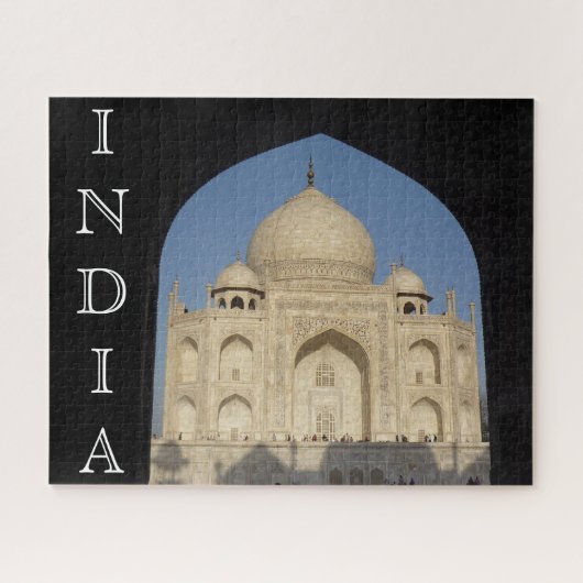 taj mahal Silhouette Puzzle (Horizontal)