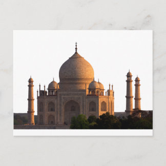 Taj Mahal Sunset Postkarte