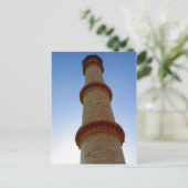 Taj-Mahal-Turm Postkarte (Stehend Vorderseite)