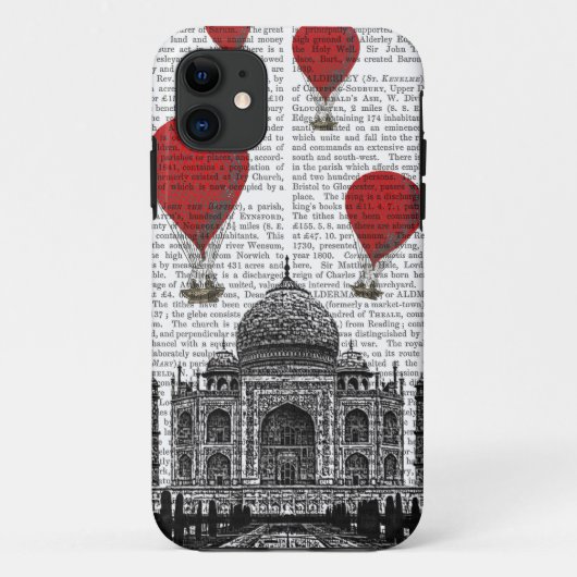 Taj Mahal und glühende Luft-Ballone Case-Mate iPhone Hülle (Rückseite)