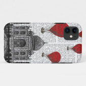 Taj Mahal und glühende Luft-Ballone Case-Mate iPhone Hülle (Rückseite (Horizontal))