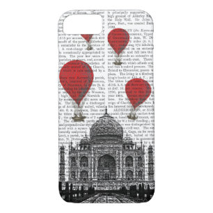 Taj Mahal und Red Hot Air Balloons Case-Mate iPhone Hülle