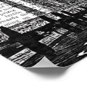 Taj Mahal und Red Hot Air Balloons Poster (Ecke)