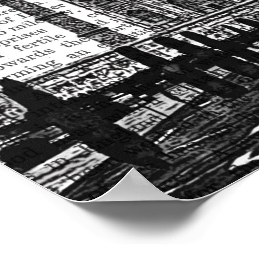 Taj Mahal und Red Hot Air Balloons Poster (Ecke)