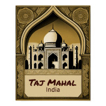 Taj Mahal Vintage-Design