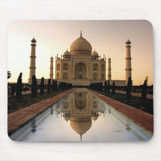Taj Mahal von Delhi, Indien Mousepad (Vorne)