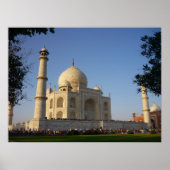 Taj-Mahal-Winkel Poster (Vorne)
