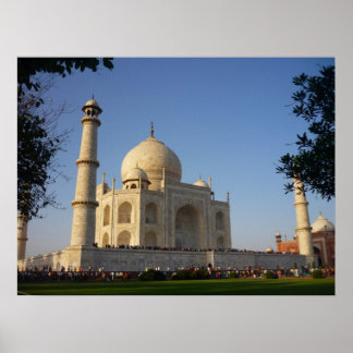 Taj-Mahal-Winkel Poster
