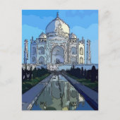 Taj Mahl Postkarte (Vorderseite)