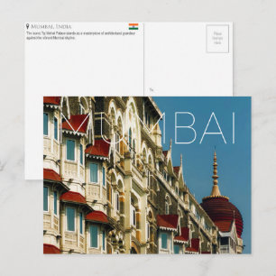 Taj Palace Hotel, Mumbai, Indien Reise-Postkarte Postkarte