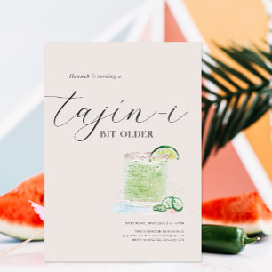 Tajín-i Bit Älter Geburtstagseinladung Einladung