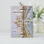 TajMahal von Mirsat Karabel Einladung (Stehend Vorderseite)