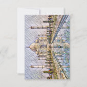 TajMahal von Mirsat Karabel Einladung (Rückseite)