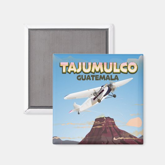 Tajumulco Guatemala Magnet (Vorderseite/Rückseite)
