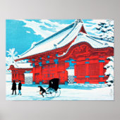 Takahashi - Das rote Tor Hongos in Snow Poster (Vorne)
