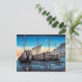 Takahashi - Junks in Inatori Bay, Izu Postkarte (Stehend Vorderseite)