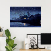 Takahashi - Starry Night, berühmtes Bild Poster (Heimbüro)