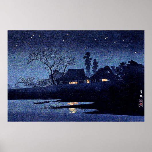 Takahashi - Starry Night, berühmtes Bild Poster (Vorne)