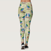 Takahe NZ / Aotearoa-Vögel Muster Leggings (Rückseite)