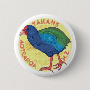 Takahe NZ-Vogel Button
