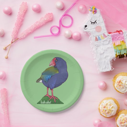 Takahe NZ-Vogel Pappteller (Party)