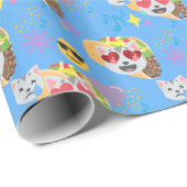 Takakatze Emoji Geschenkpapier (Rolleneckpunkt)