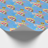Takakatze Emoji Geschenkpapier (Ecke)