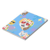 Takakatze Emoji Notizblock (Rotiert)