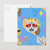 Takakatze Emoji Postkarte (Vorne/Hinten)